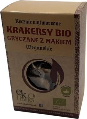 KRAKERSY GRYCZANE Z MAKIEM BIO 90 g - EKOFLORKA