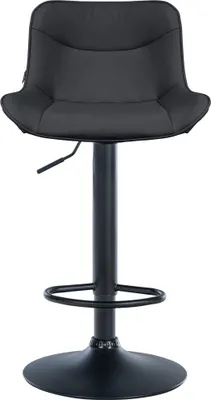 Produktbild von Barhocker HLO-CP302 Kunstleder schwarz schwarz