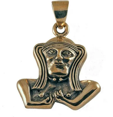 Produktbild von Muttergöttin Göttin Keltisches Bronze Amulett Anhänger Schmuck Celtic