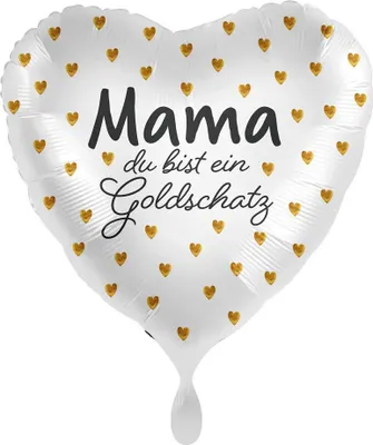 Produktbild von Mama Herz Folienballon 43cm