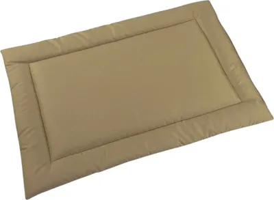 Zdjęcie produktu dla Wodoodporne legowisko dla psa rozmiar 75x55 cm – trwałe, łatwoczyszczące, codura, mata dla małych, średnich i dużych psów, do domu i na zewnątrz – kolor cappuchino