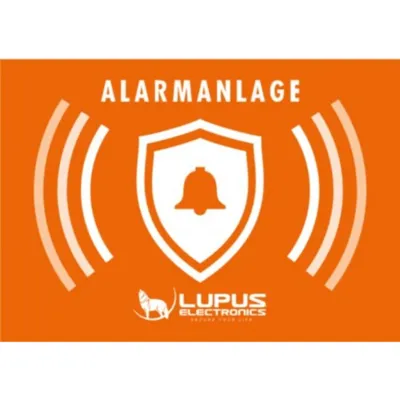Produktbild von Aufkleber: Alarmanlage