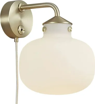 Produktbild von Nordlux Raito, Oberfläche, Oval, 1 Glühbirne(n), E27, IP20, Gold, Weiß