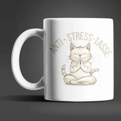 Produktbild von Katze Anti Stress Keramik Kaffeetasse Teetasse Tasse Geschenke