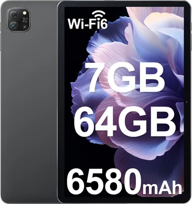Produktbild von OSCAL Pad70 Tablet 10 Zoll, 7GB RAM+64GB ROM(1 TB erweiterbar), Android 6580mAh Akku, 13MP+8MP Kamera, HD IPS-Bildschirm, 2.4G/5G WiFi, Grau