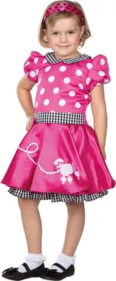 Produktbild von Kinder Fiftys Kleid 50er Jahre, Gr. 116