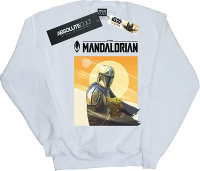 Produktbild von Star Wars - "The Mandalorian The Child" Sweatshirt für Herren BI46514 (XL) (Weiß)