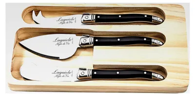 Produktbild von Käsemesser-Set Premium Line, 3-teilig, Schwarz