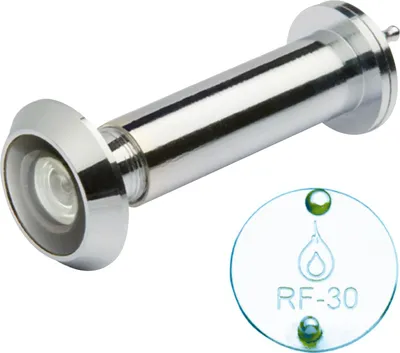 Produktbild von Türgucker ø 14, Türstärke 50-80 mm Brandschutz tauglich glanzverchromt