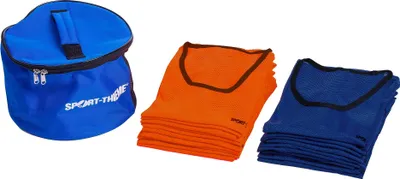 Produktbild von Sport-Thieme Kennzeichnungswesten-Set "Premium", Erwachsene, Orange/Blau