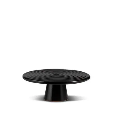 Produktbild von Dutchdeluxes - Keramik - Tortenständer - 20 cm Durchmesser - Einzigartiges Design - Schwarz