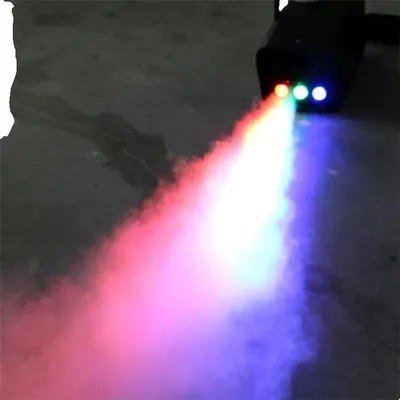 Obrázek produktu pro LED mlhový stroj, výkon 500 W, bezdrátové ovládání, červená zelená modrá smíšená