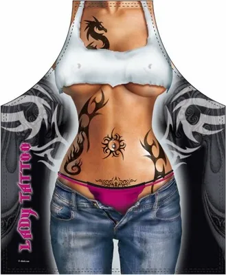 Productafbeelding van Grill- en keukenschorten - Lady Tattoo
