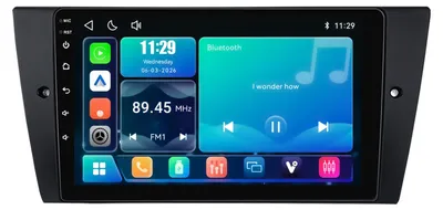 Produktbild von Linux Radio 9 Zoll für BMW 3ER E90 2004-2012 kabellos CarPlay Android USB Auto Navi Bluetooth 5.1 RDS
