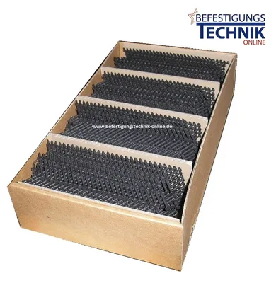 Image de DEKRA IcoPal 34° clous plast 2,5x50mm anneau galvanisé à chaud noir pour Hikoki NR1890DBCL