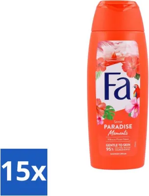 Obrázok produktu pre Fa - Paradise Moments - Sprchový krém - kvet ibišteka - 250 ml - ekonomické balenie - 15 kusov
