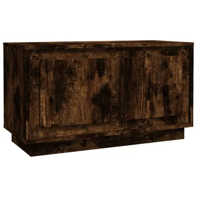 Produktbild von vidaXL TV-Schrank Räuchereiche 80x35x45 cm Holzwerkstoff