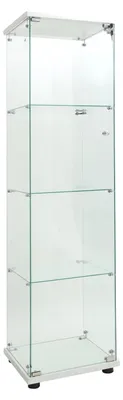 Produktbild von Glasvitrine, Moderner Stil, LED-Lichter, Weiß 1TürTaplight