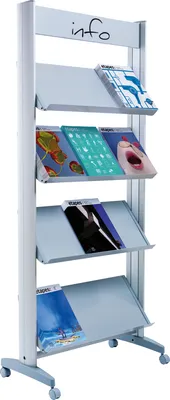 Produktbild von Paperflow Prospektständer 12.A4TM.35 Metall