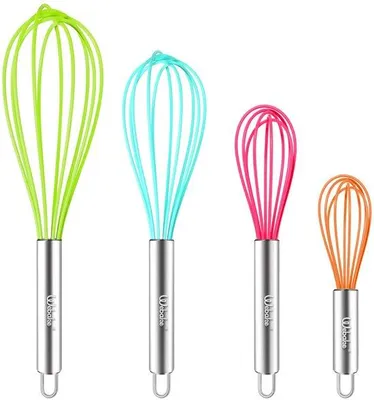 Produktbild von Famanu Silikon Schneebesen Set 4-teilig - 15 cm, 20 cm und 30 cm