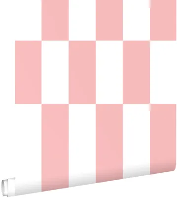 Immagine prodotto di ESTAhome carta da parati striscia rosa e bianco 50 x 900 cm