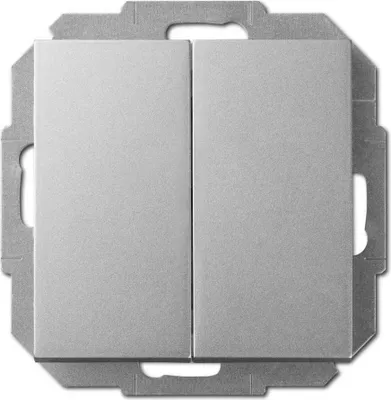 Produktbild von Unterputz Serienschalter Lichtschalter 10A silber Premium serie SENTIA