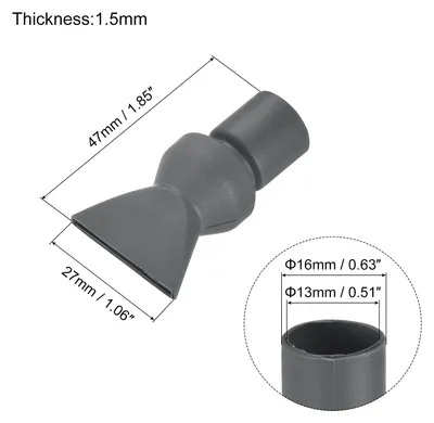 Produktbild von 1 Stš¹ck Aquarium Wasserauslauf, 16mm Pumpe fš¹r Aquarium Wasserwechsel Zubeh?r, verstellbare Wasserrš¹cklaufdš¹sen fš¹r Aquarien - Grau
