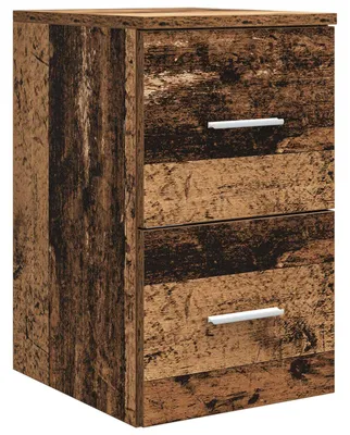 Image de Armoire de salle de bain vidaXL « Inzwischen » en bois recyclé, 30 x 35 x 50 cm