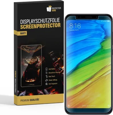 Produktbild von 4x Displayschutzfolie für Xiaomi Redmi 5 ANTI-REFLEX Displayfolie MATT