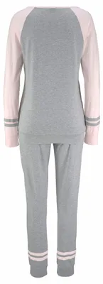 Produktbild von Arizona Pyjama 2 -teilig grau-rosa Größe 40/42