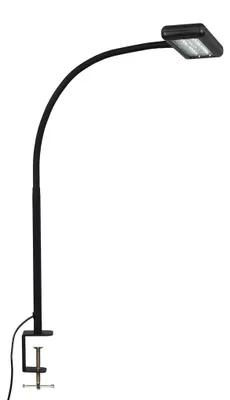 Produktbild von LED Klemmleuchte Tageslicht Kabelschalter 7,5 W schwarz Metall Briloner