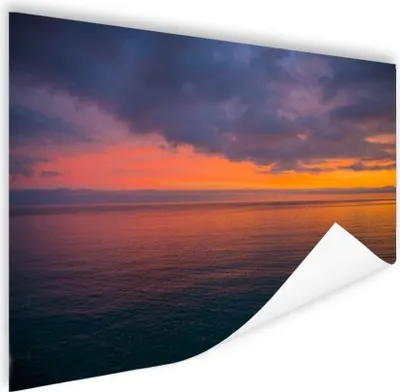 Produktbild von MuchoWow® Poster Sonnenaufgang über dem Mittelmeer 60x40 cm - Schlafzimmerdekoration