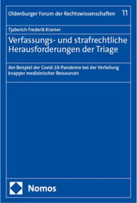 Obrázok produktu pre Verfassungs- und strafrechtliche Herausforderungen der Triage