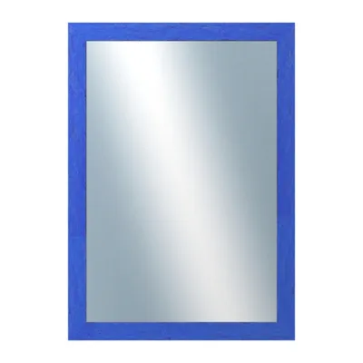 Obrázok produktu pre DANTIK - Zrkadlo v ráme - rozmery s rámom cca 50x70 cm z modrej lišty RETRO (2532)
