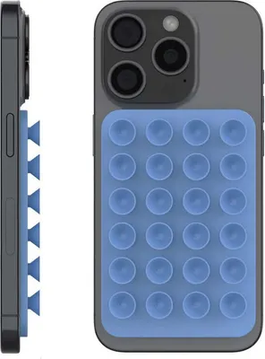 Produktbild von Telefonhalter mit Saugnapf FIXED MagMate MagSafe, Blau