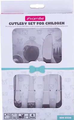 Produktbild von BESTECK SET KOMPLETTES BESTECKSET FÜR KINDER 4-teilig