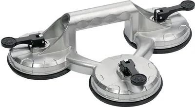 Produktbild von Saugheber Trgf.100kg Kopf-D.118mm 3 Köpfe Alu PROMAT