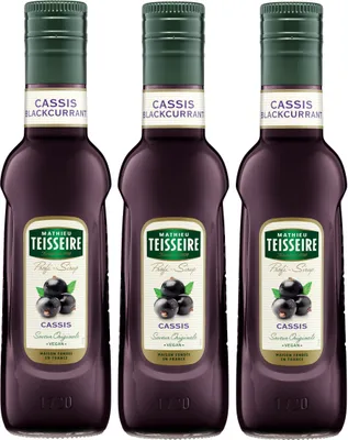Produktbild von Mathieu Teisseire Getränke-Sirup Cassis 0,25L (3er Pack)