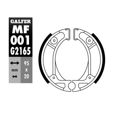 Immagine prodotto di Galfer Pastiglia freno MF001