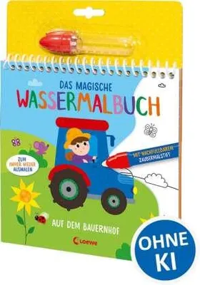 Produktbild von Das magische Wassermalbuch - Auf dem Bauernhof