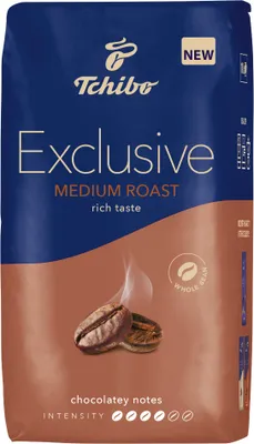 Obrázek produktu pro Tchibo Exclusive Středně pražená pražená zrnková káva 1000 G