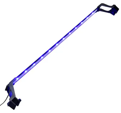 Zdjęcie produktu dla vidaXL Oświetlenie akwariowe LED z zaciskami 90-105 cm Niebiesko-białe