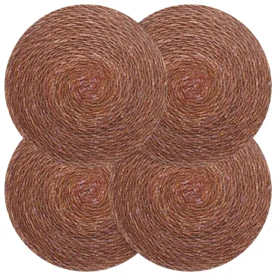 Image de Serviettes en algue marine, lot de 4, couleur marron, 100% algue marine