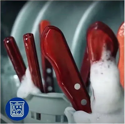 Produktbild von Famanu Steakmesser Set 6-teilig - Edelstahl mit braunemHolzgriff
