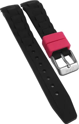 Produktbild von s. Oliver | Uhrenarmband 17mm Silikon schwarz Verlauf | SO-2993-PQ