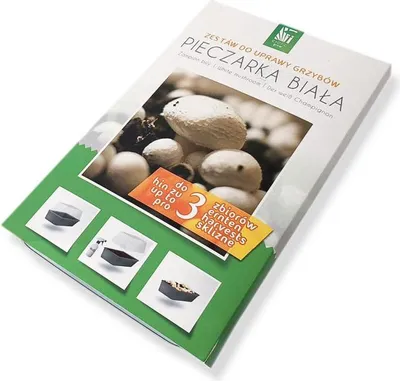 Obrázek produktu pro PLANTO Sada pro domácí pěstování Žampión bílý 3 l (Agaricus Bisporus) PO-3L-ZB