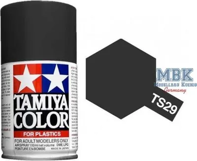 Produktbild von Tamiya 85029 - Acryl Spray Farbe -  - Ts-29 Schwarz Seidenmatt (100ml)