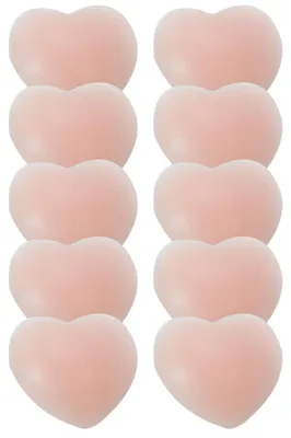 Produktbild von Brustwarzenabdeckungen mit Lifting-Effekt, trägerloser, selbstklebender Push-up-BH aus wiederverwendbarem Silikonband, unsichtbarer Klebe-BH für Frauen und Mädchen, Rosa