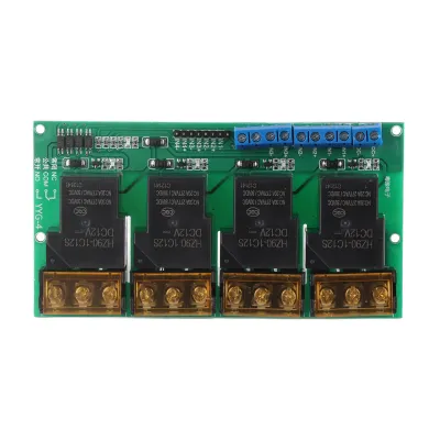 Obrázek produktu pro Čtyřcestný reléový modul, ovládací panel, izolace optočlenů, MCU, zesílení PLC