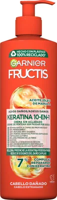 Zdjęcie produktu dla Garnier Fructis Keratin 10-In-1 Krem bez spłukiwania 400ml